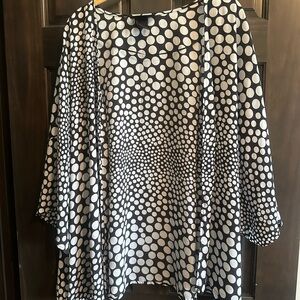 Polka Dot Kimono Cardigan